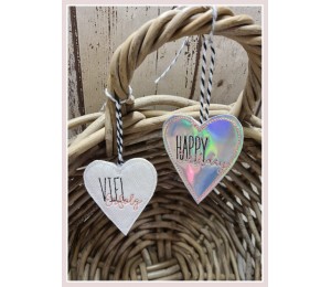 Stickserie ITH - Herz Anhänger Herzenswünsche